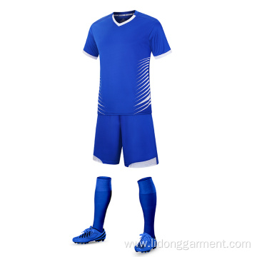 Wholesale plain football jersey new model soccer shirt